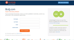 Desktop Screenshot of bcdj.com