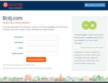 Tablet Screenshot of bcdj.com